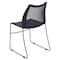 Flash Furniture Navy Plastic Stack Chair RUT-498A-NY-GG - alternate 6